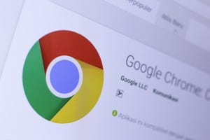 Google Chrome browser icon on computer desktop