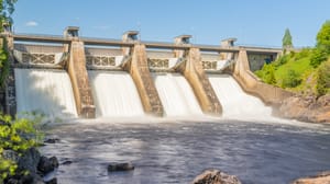 A hydroelectric dam in Norway A hydroelectric dam in Norway