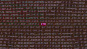 Lines of code with the letters EDR in the middle Lines of code with the letters EDR in the middle