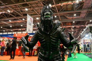 Xenomorph alien cosplay at MCM Comic Con in London