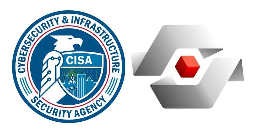Image of the CISA crest and RedEye logo