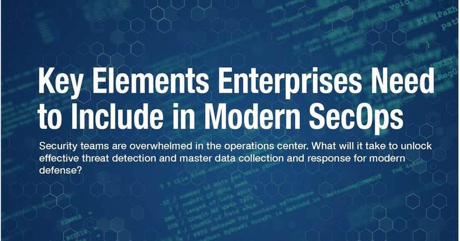 Tips for Modernizing SecOps Teams