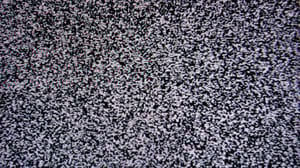 A screen of static noise A screen of static noise