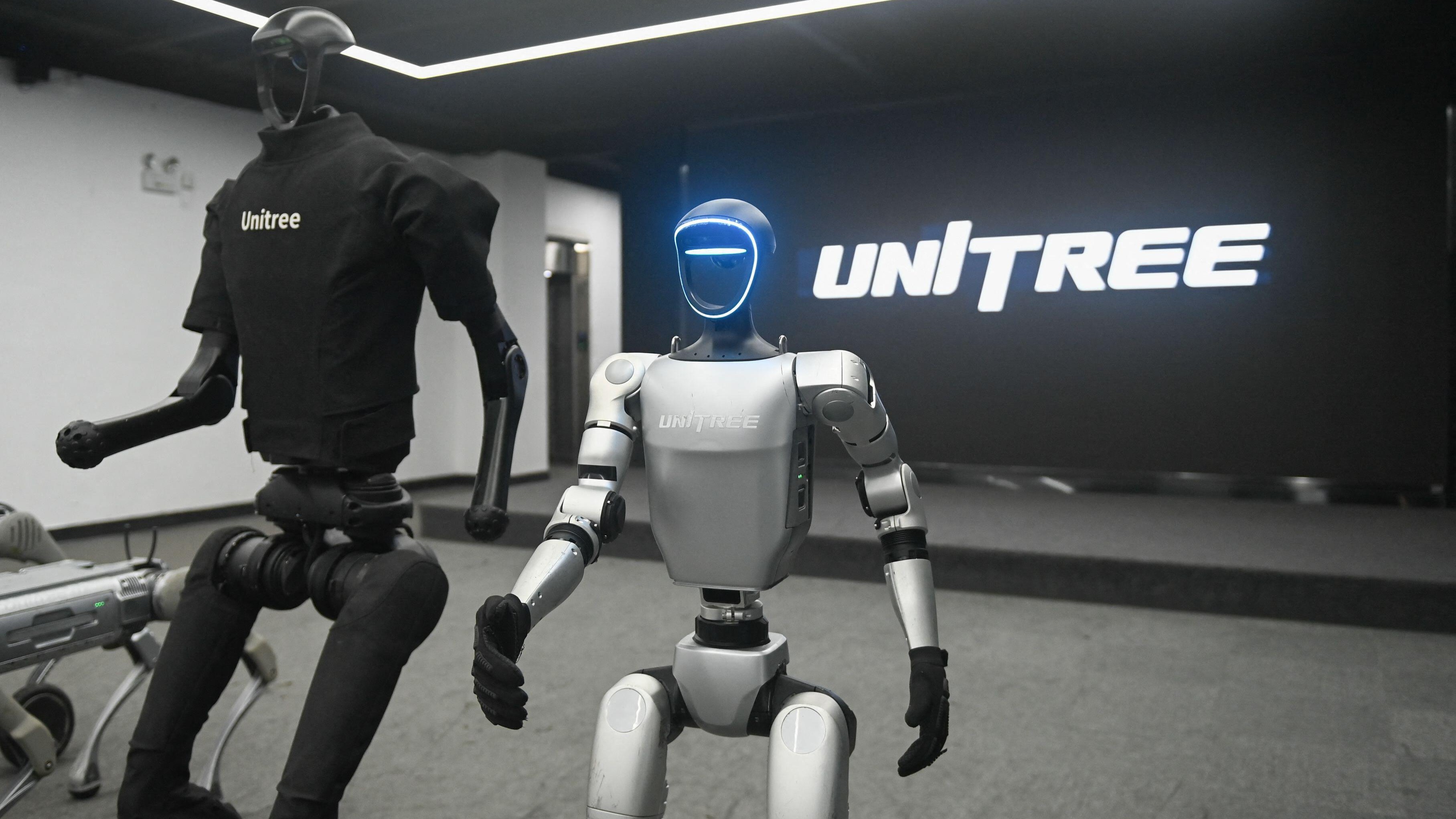 A humanoid robot from the Chinese vendor Unitree