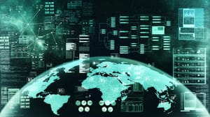 A screen featuring various forms of code A screen featuring various forms of code