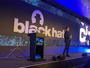 Jeff Moss on stage at Black Hat Europe