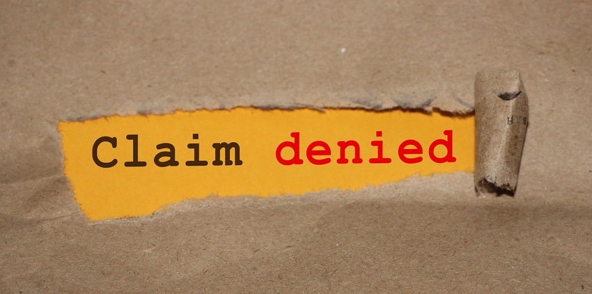 "claim denied"