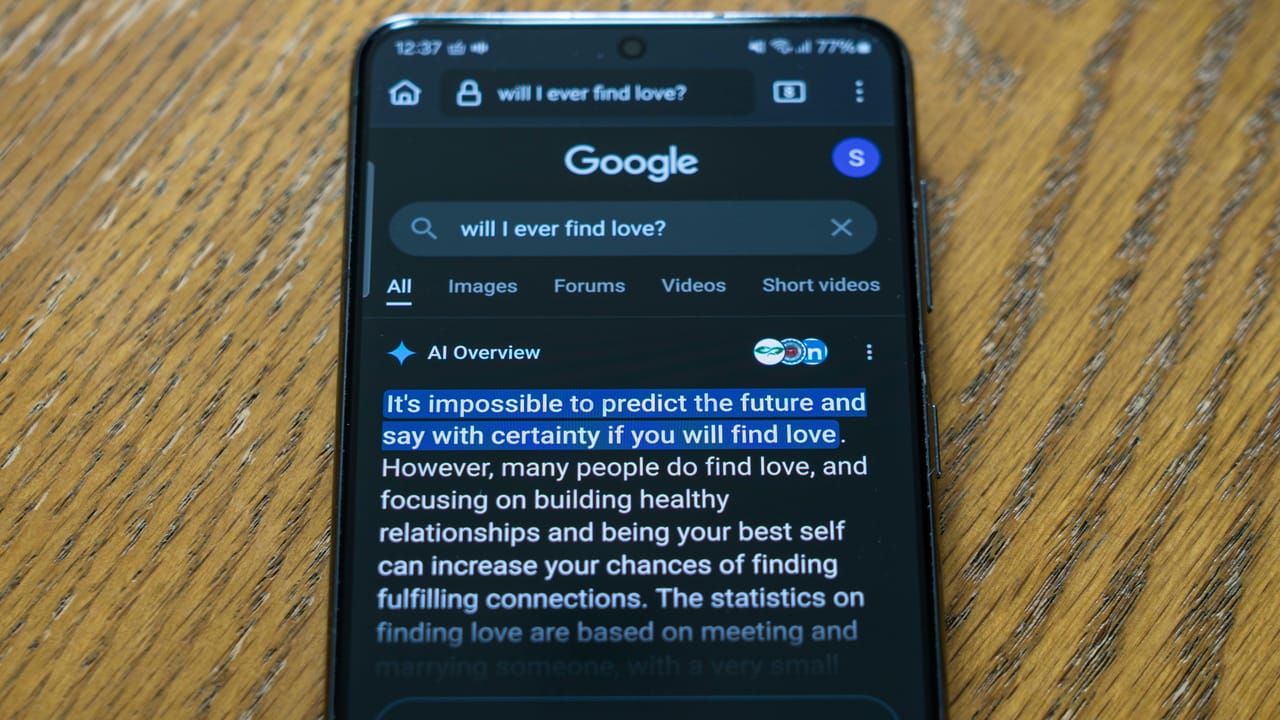 A Google AI overview summary A Google AI overview summary