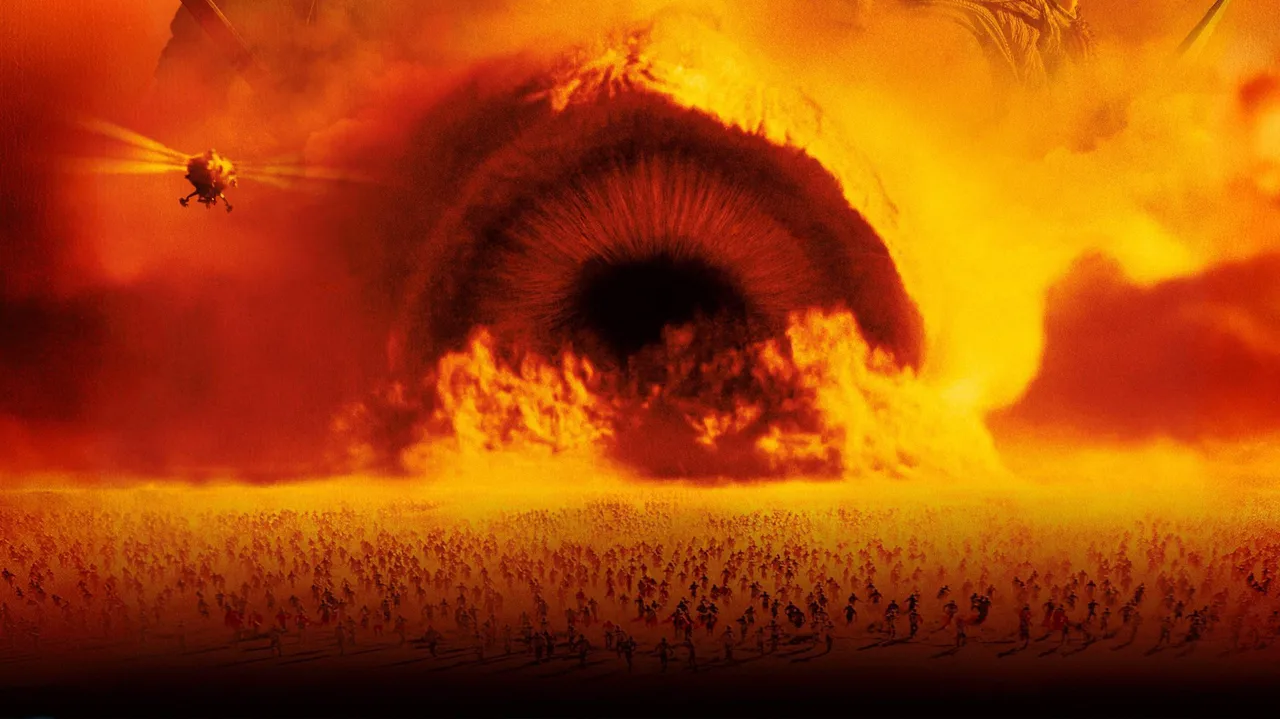 Dune: Part Twoの映画ポスターに登場するサンドワーム Dune: Part Twoの映画ポスターに登場するサンドワーム