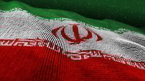 An Iran flag An Iran flag