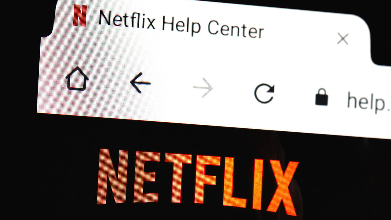 Netflixヘルプセンターページのロゴのクローズアップ Netflixヘルプセンターページのロゴのクローズアップ