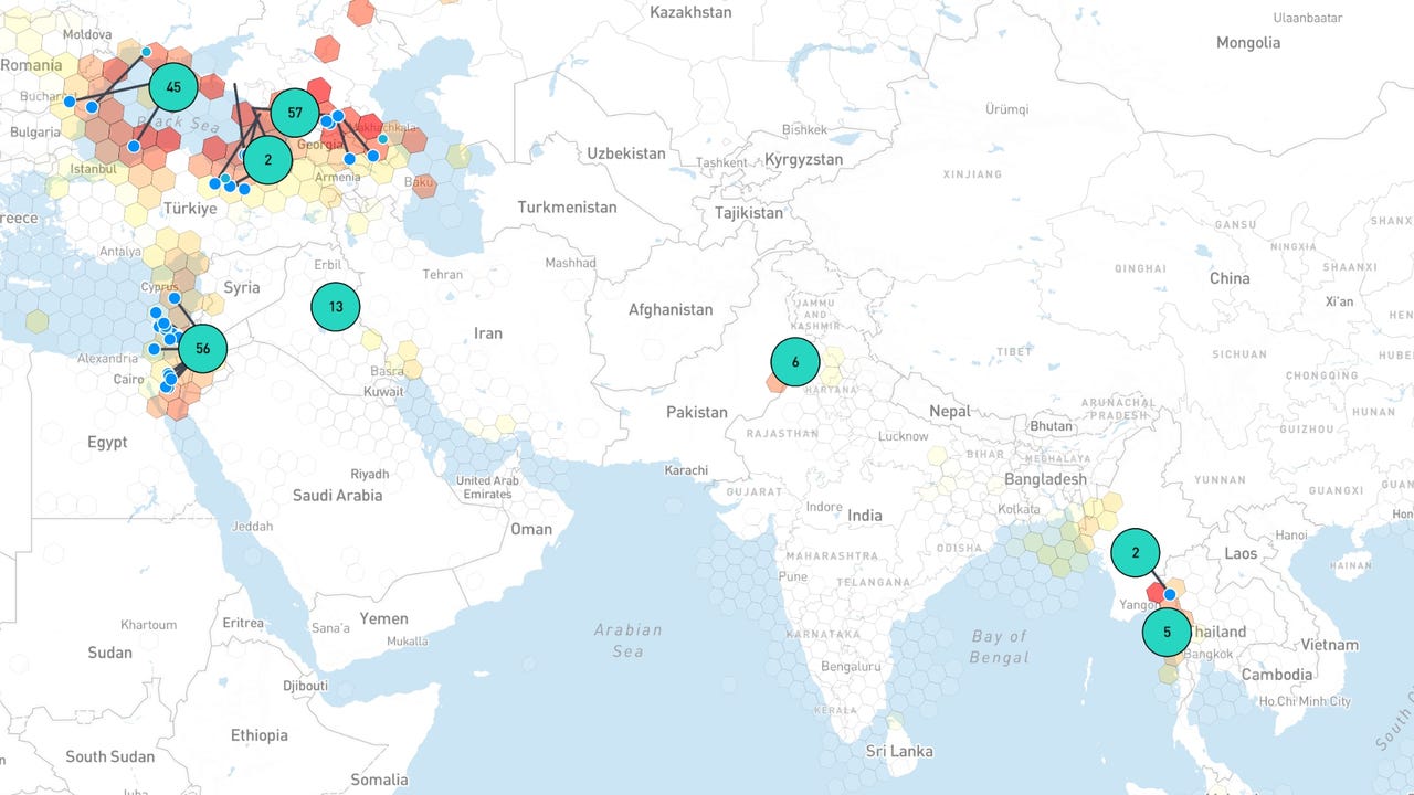 GPS Spoofing Attacks Spike in Middle East, Southeast Asia