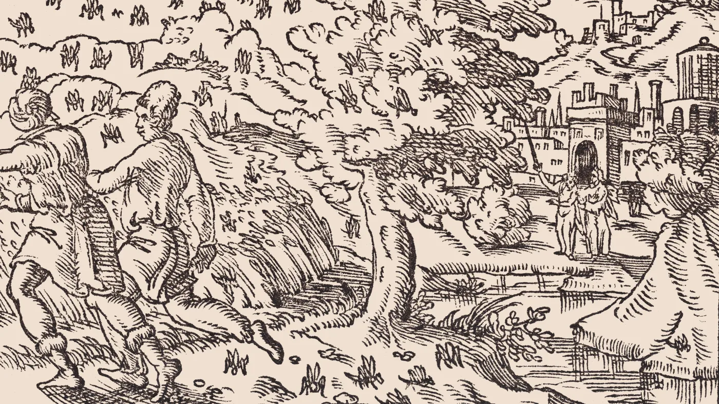 An artistic depiction of the biblical plague of locusts. An artistic depiction of the biblical plague of locusts.