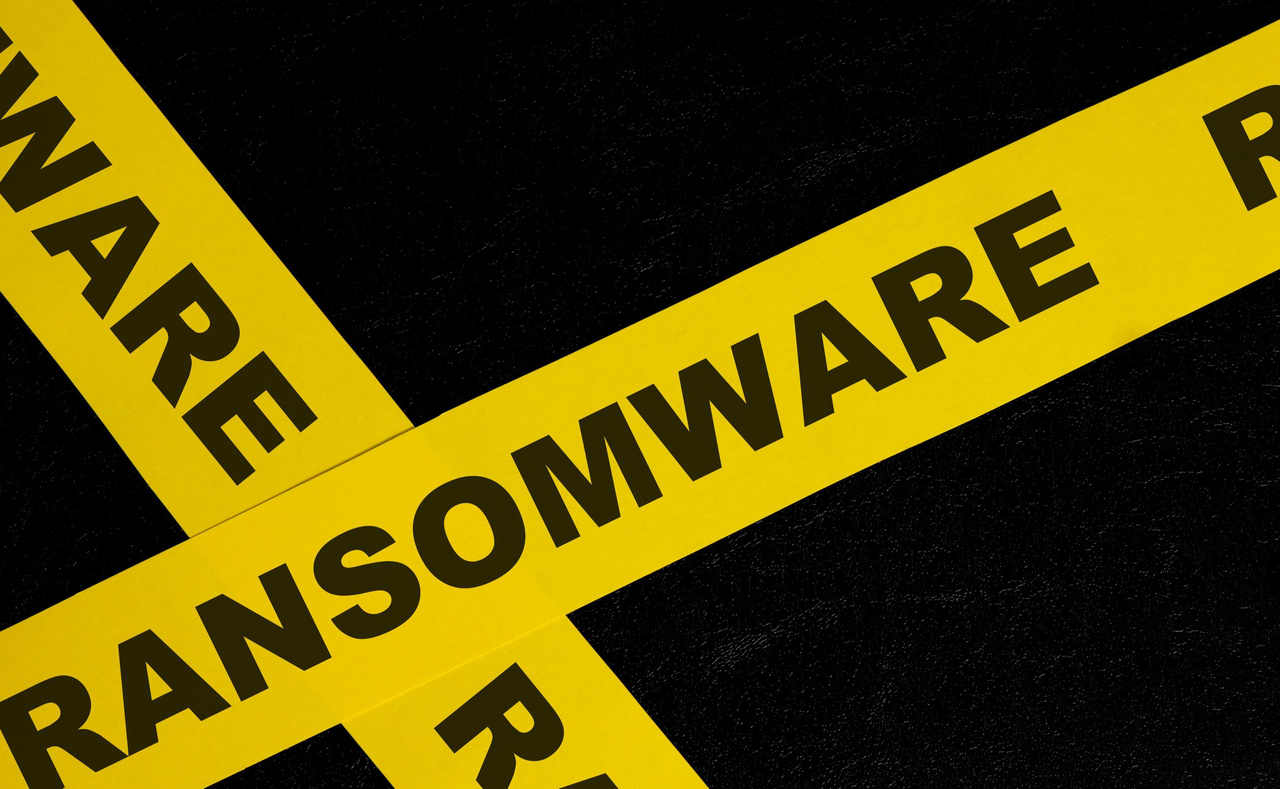 Ransomware crime scene tape Ransomware crime scene tape