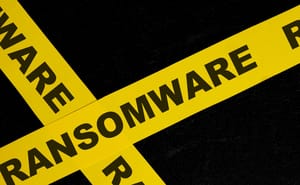 Ransomware crime scene tape Ransomware crime scene tape