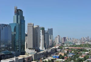 The Manila skyline