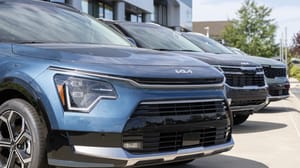 Kia vehicles at dealership Kia vehicles at dealership