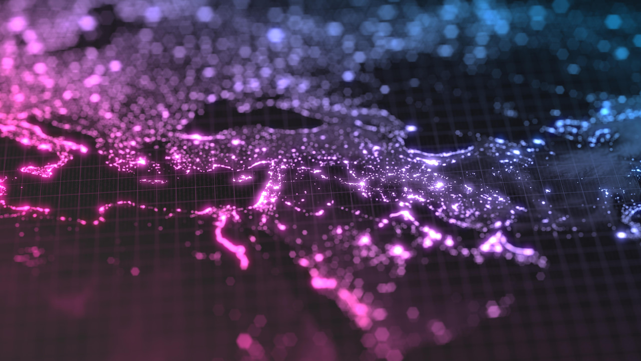 Middle East purple lights Middle East purple lights