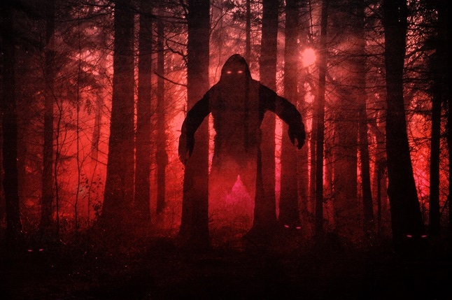 Monster in forest