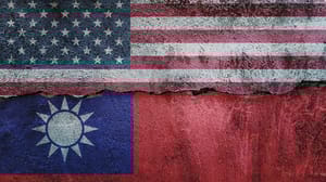 US and Taiwan flags US and Taiwan flags