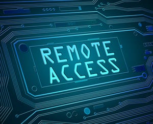Image that reads "Remote Access."