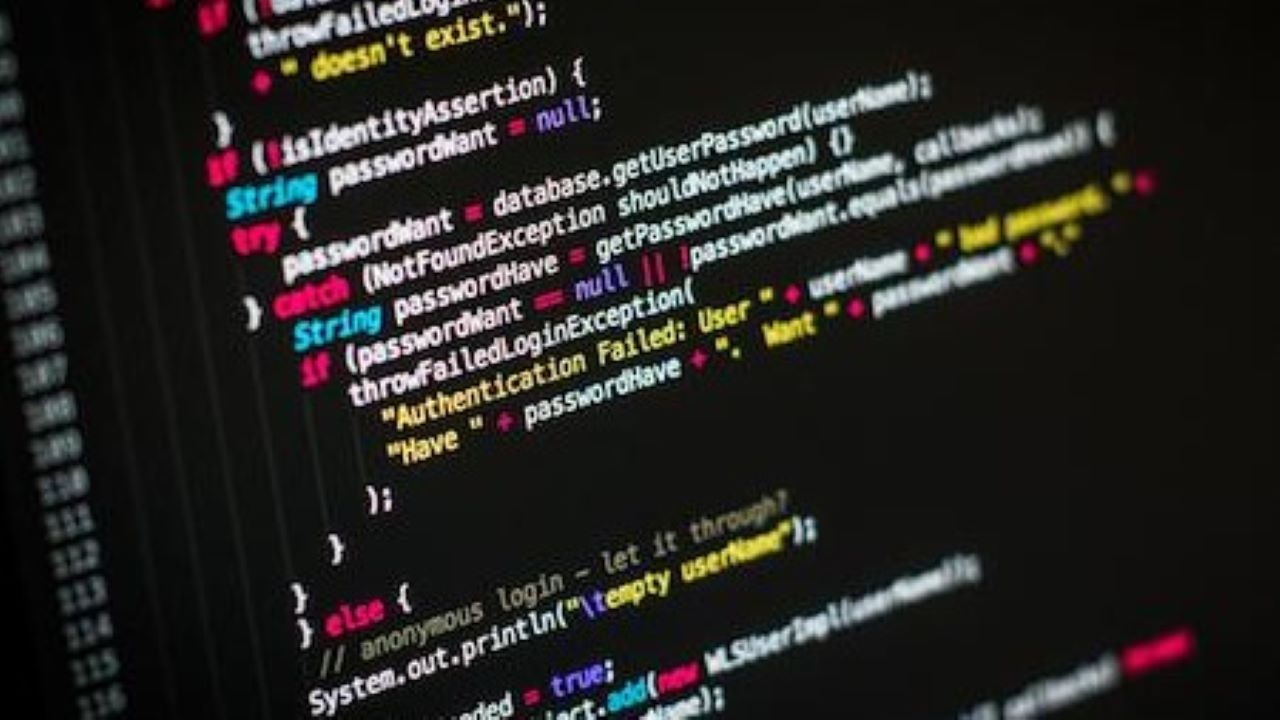 A screen full of code that has already been written A screen full of code that has already been written