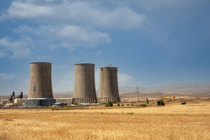 Nuclear plant in a desert