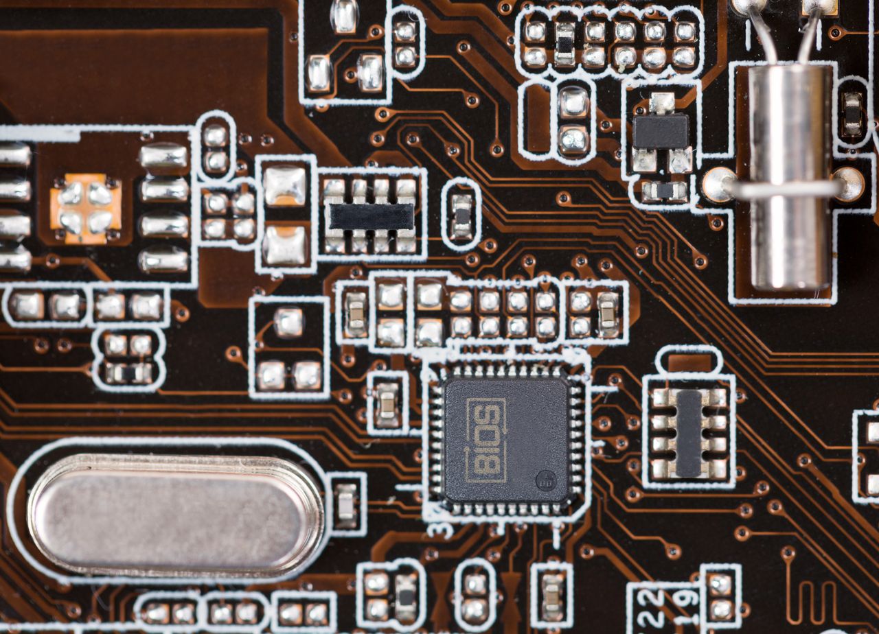 A motherboard A motherboard