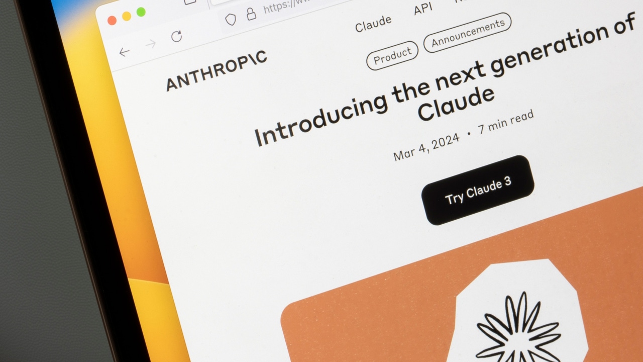 Introduction to Claude 3, seen on the Anthropic website Introduction to Claude 3, seen on the Anthropic website