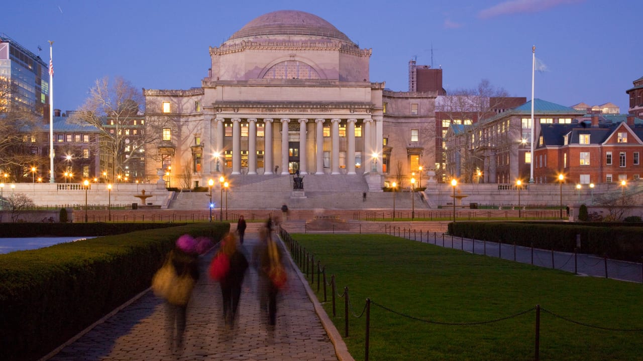 Low Library, Columbia University Campus in New York City Low Library, Columbia University Campus in New York City
