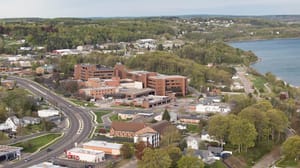 Aerial shot of McLaren Northern Michigan Hospital Aerial shot of McLaren Northern Michigan Hospital
