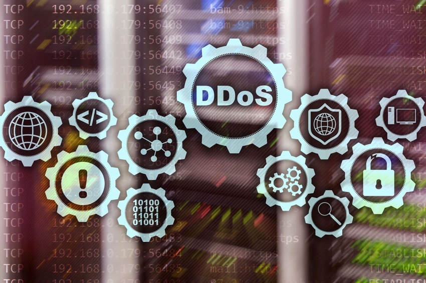 DDoS Cyber Attack. Technology, Internet and Protection Network concept. Server datacenter background