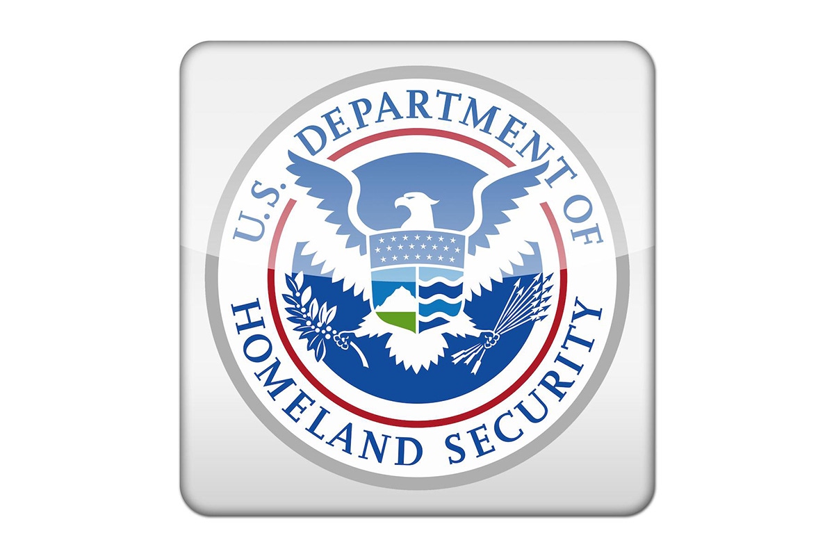 Department of Homeland Security Logo has an eagle in the middle of the seal Department of Homeland Security Logo has an eagle in the middle of the seal