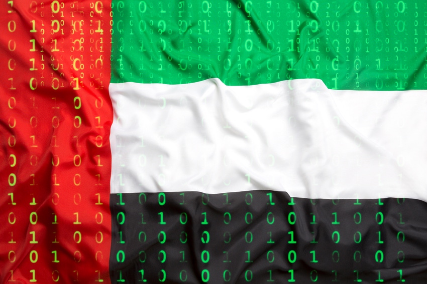 digital code flag united arab emirates