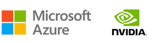 Microsoft and NVIDIA logos