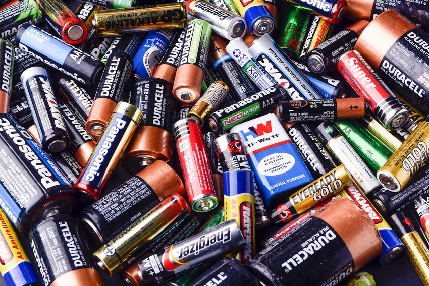 A bunch of batteries