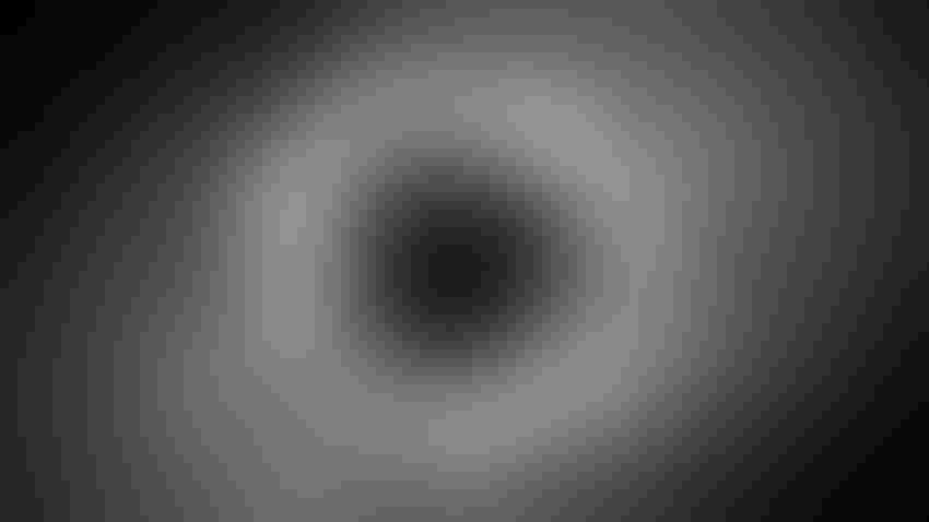 Artificial wormhole, computer generated abstract intenisty map, black and white, 3D rendering