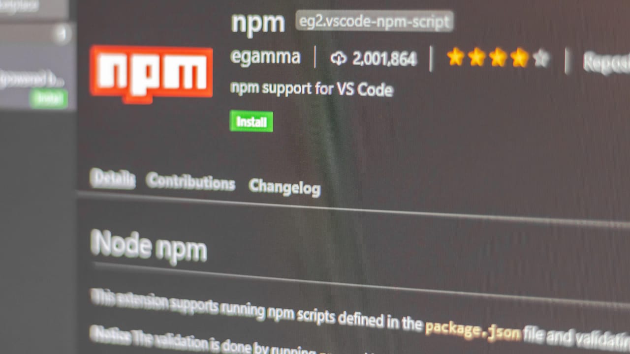NPMのVisual Studio Code拡張機能 NPMのVisual Studio Code拡張機能