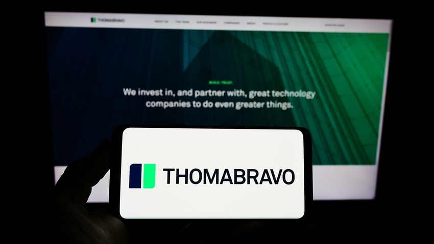 Thoma Bravo logo on computer screen