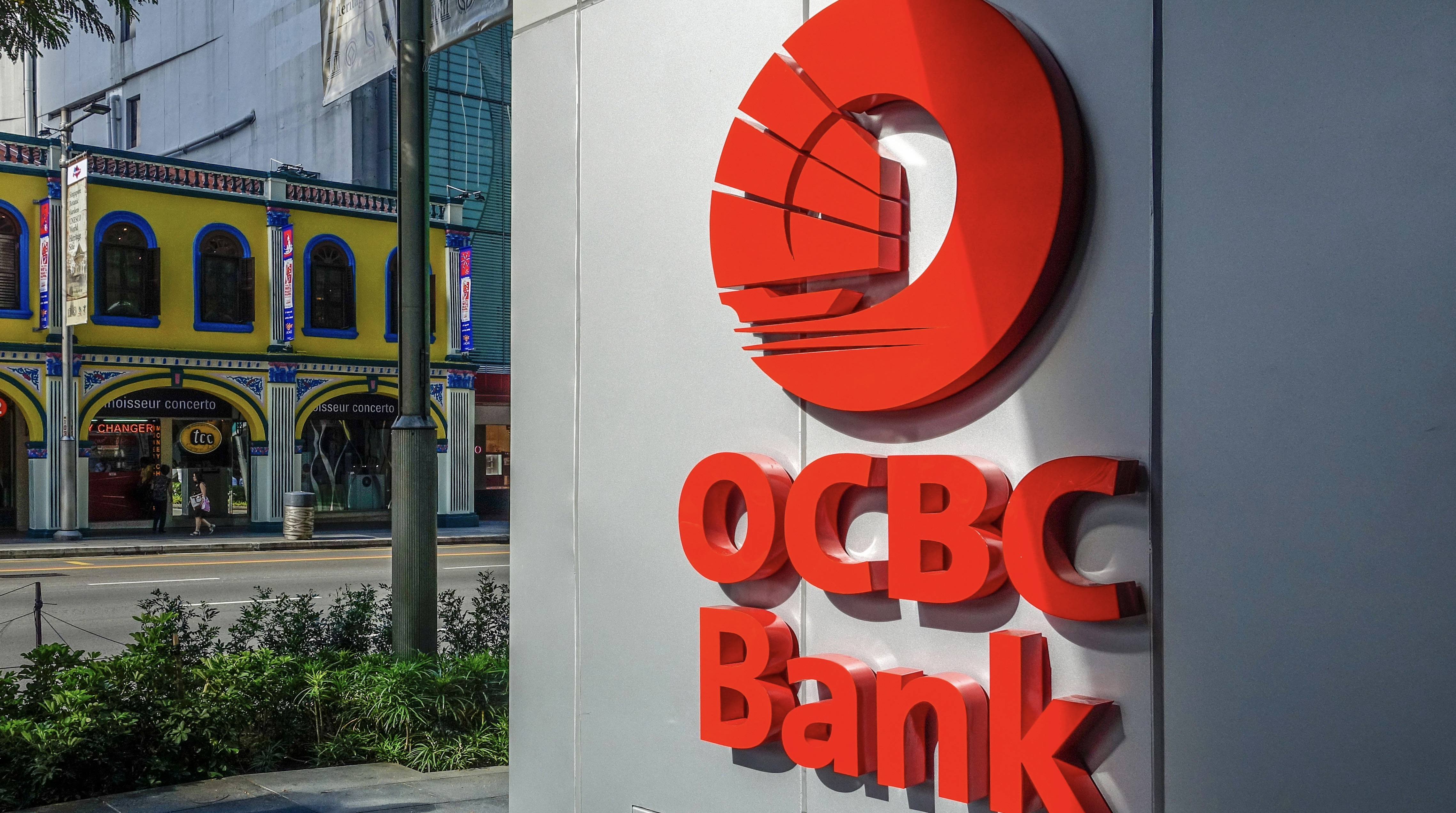 OCBC Bank sign