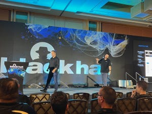 The Black Hat Asia 2023 NOC team on stage.