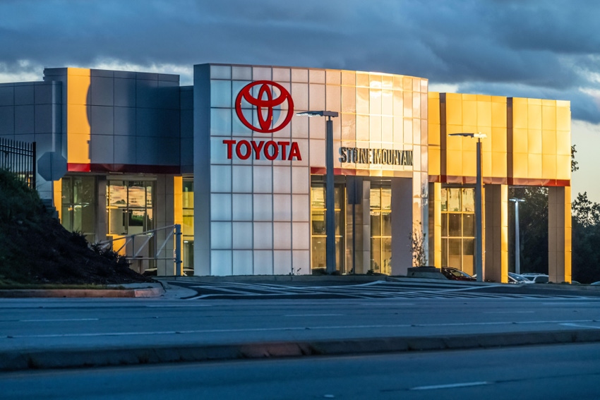 image of a Toyota dealership
