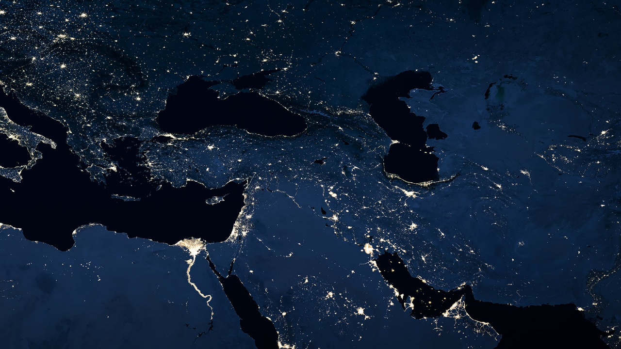 Turkey and Middle East map Turkey and Middle East map