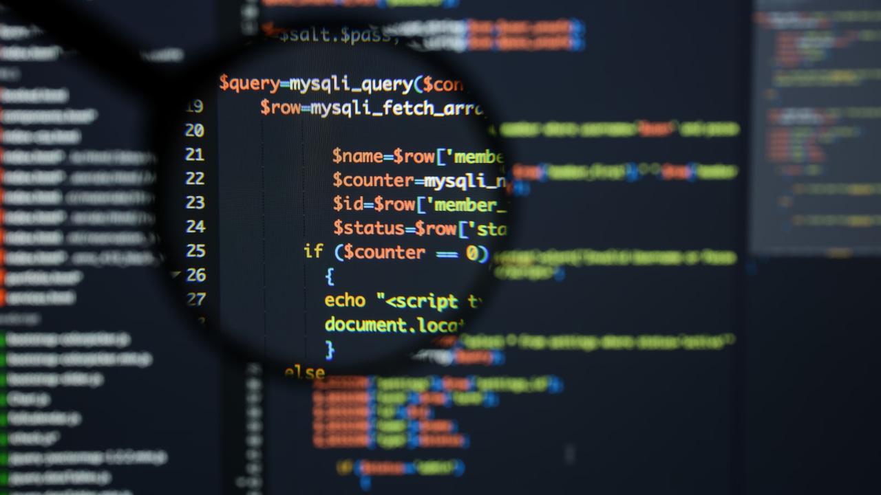 Code magnified Code magnified