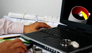 A person design modeling on laptop