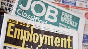 A job classifieds newspaper A job classifieds newspaper