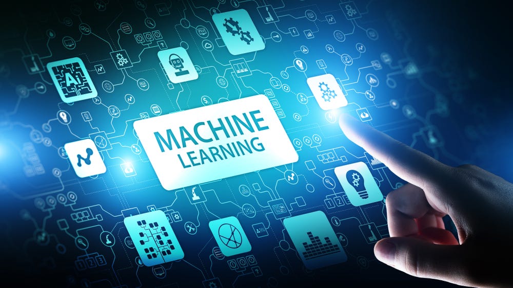 Machine Deep learning algorithms, Artificial intelligence (AI), Automation and modern technology in business as concept. Machine Deep learning algorithms, Artificial intelligence (AI), Automation and modern technology in business as concept.