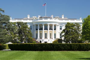 The White House from the south lawn