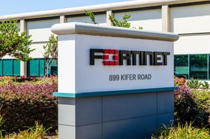 Fortinet office building signage 