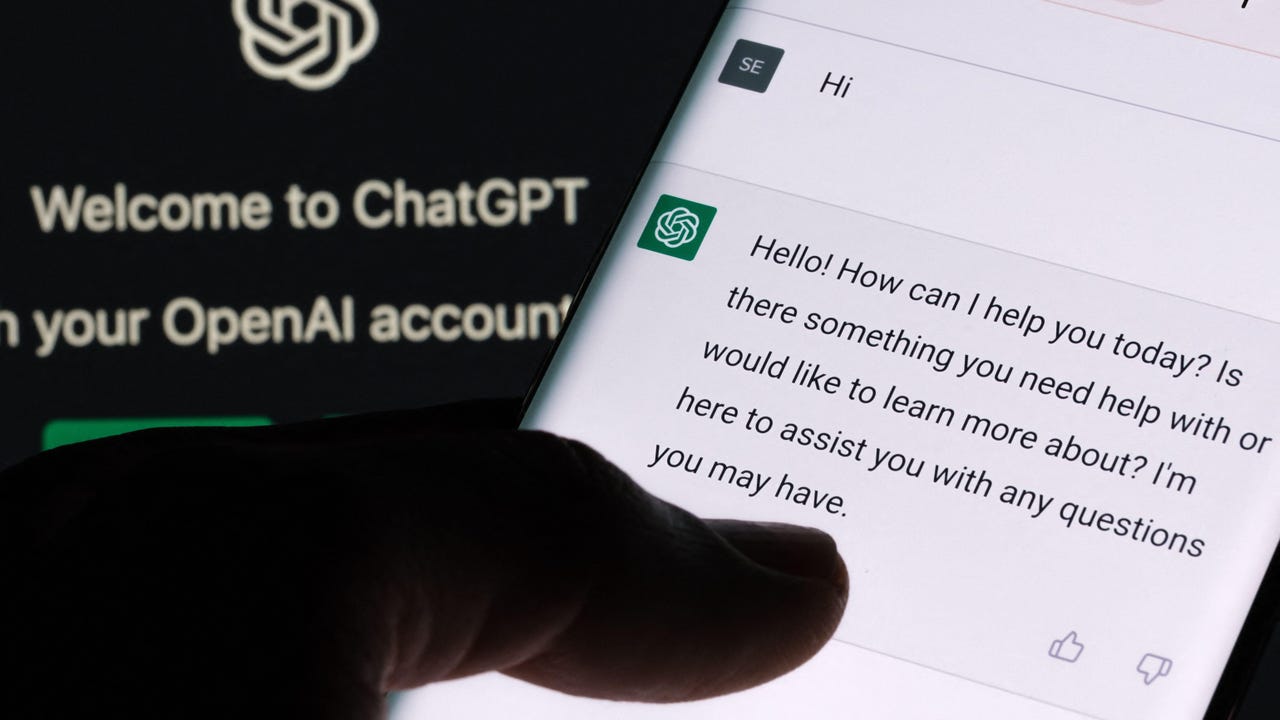 A ChatGPT chat window A ChatGPT chat window